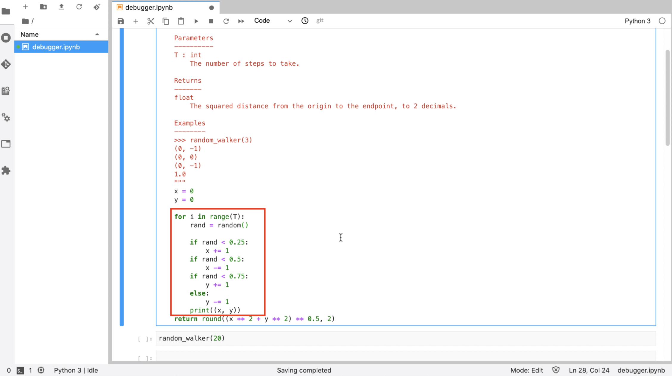 Programming in Python for Data Science – The Python Debugger